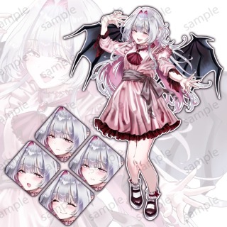 立ち絵サンプル（女性キャラクター）