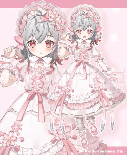 IRIAM配信用立ち絵