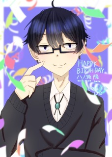 オリジナルキャラクターの誕生日絵