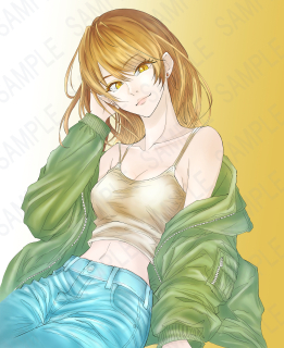 【塗り・線画】おねえさん系イラスト