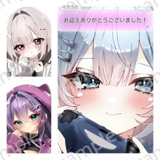 キャラ販売にて巣立ったイラストちゃんまとめ