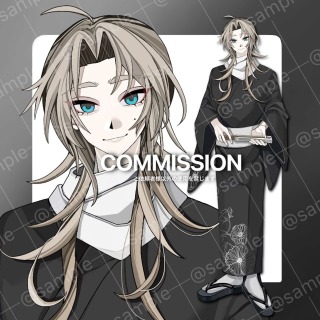 TRPG立ち絵コミッションサンプル