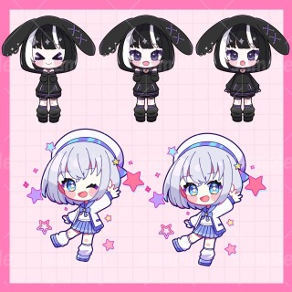 納品ミニキャラサンプル