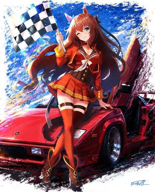 キャラクター立ち絵(モチーフ、風景背景追加)