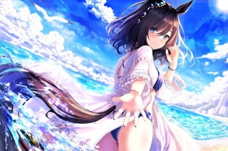 MV風イラスト(モチーフ、風景背景追加)