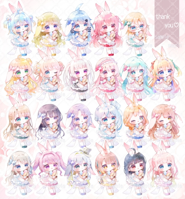 うさみみイースターSD量産ご依頼