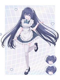【サンプル】立ち絵・キービジュアル