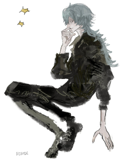 カラーイラスト男性
