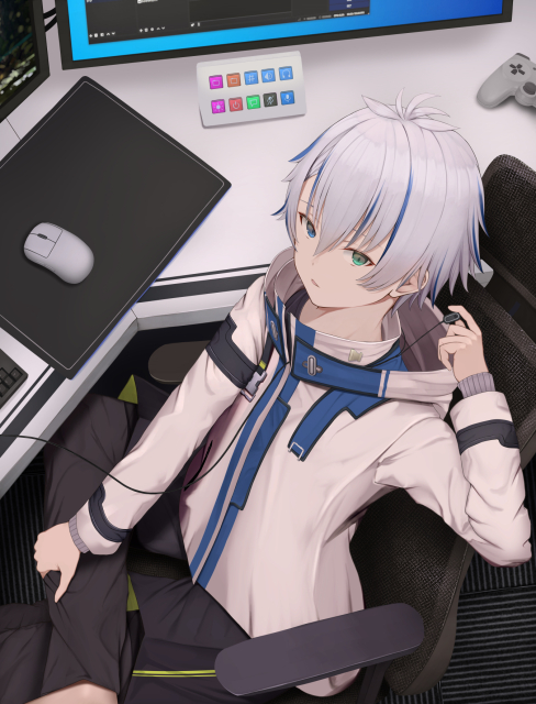 デザイン担当Vtuber様配信部屋イラスト
