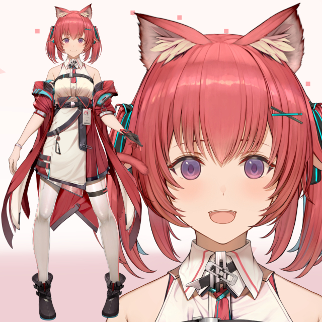 オリジナルキャラクターVtuberモデル