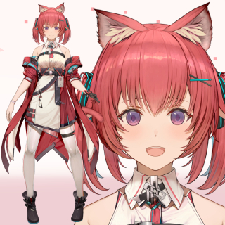 オリジナルキャラクターVtuberモデル