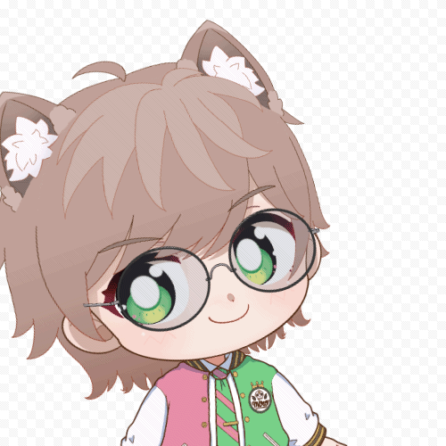 ポップでかわいいちびキャラLive2D作成例