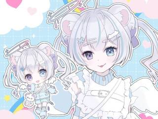 等身バストアップ＆デフォルメ