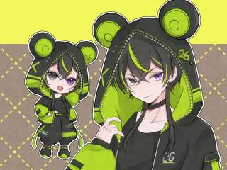 等身バストアップ＆デフォルメ