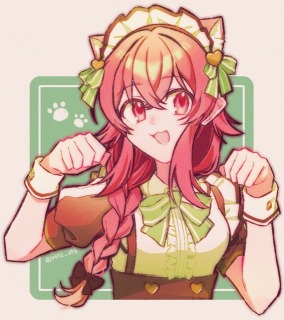 二次創作 バストアップイラスト