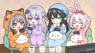vtuber様のミニキャライラスト