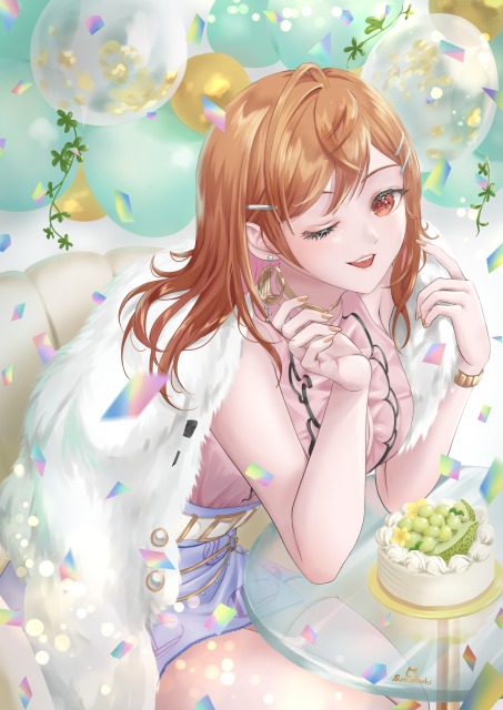 ホロライブ一条莉々華さんファンアート