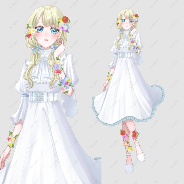 TRPG用立ち絵　女性