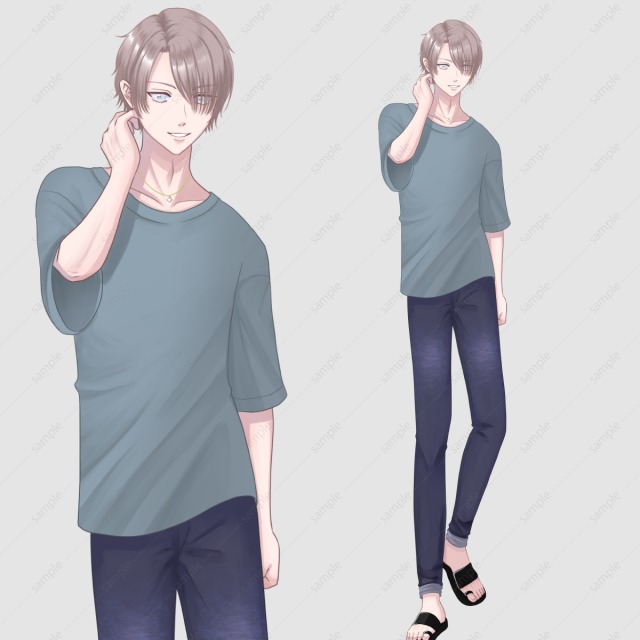 TRPG用立ち絵　男性