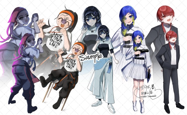 TRPG立ち絵参考