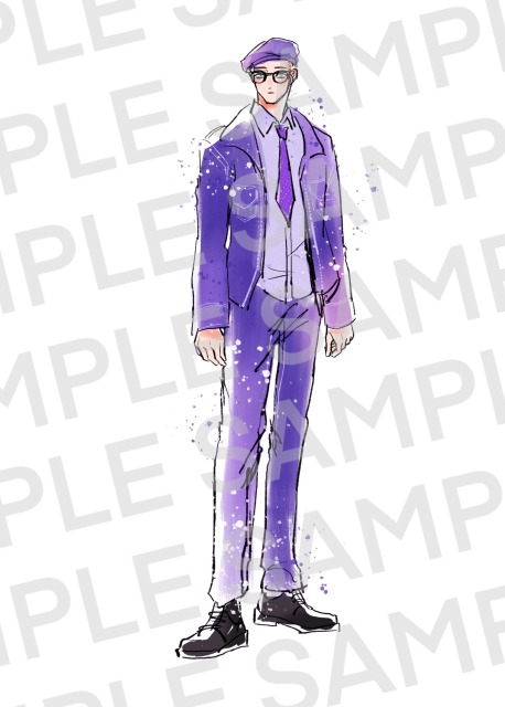 立ち絵(デザイン画風)サンプル4