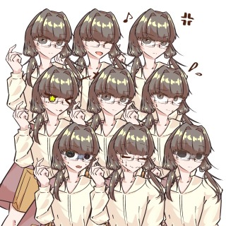 TRPGオリジナル探索者「練芥子　茂乃子（ねりけし　ものこ）」立ち絵