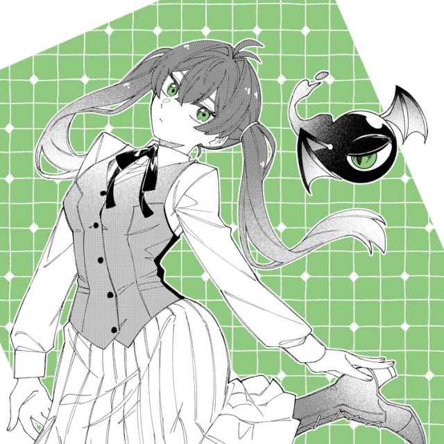 モノクロイラスト