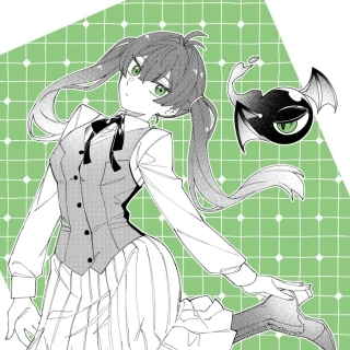 モノクロイラスト