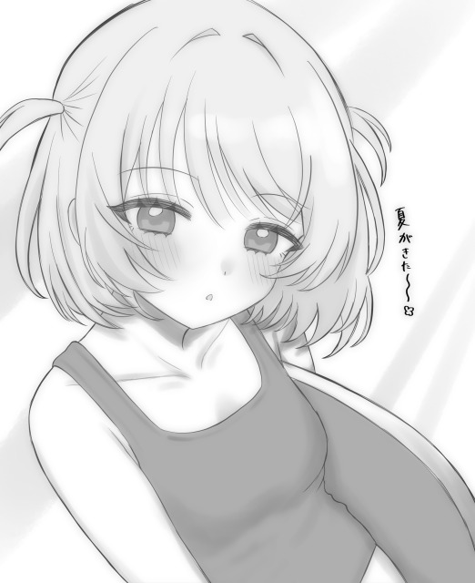 モノクロイラストサンプル