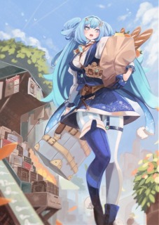 Vtuber冬至ミキ様　2周年イラスト