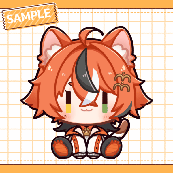 ゆらゆらおすわりマスコットキャラクター
