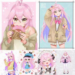 【SAMPLE】キャラクターイラスト（オリジナル）