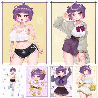 【SAMPLE】キャラクターイラスト（オリジナル）