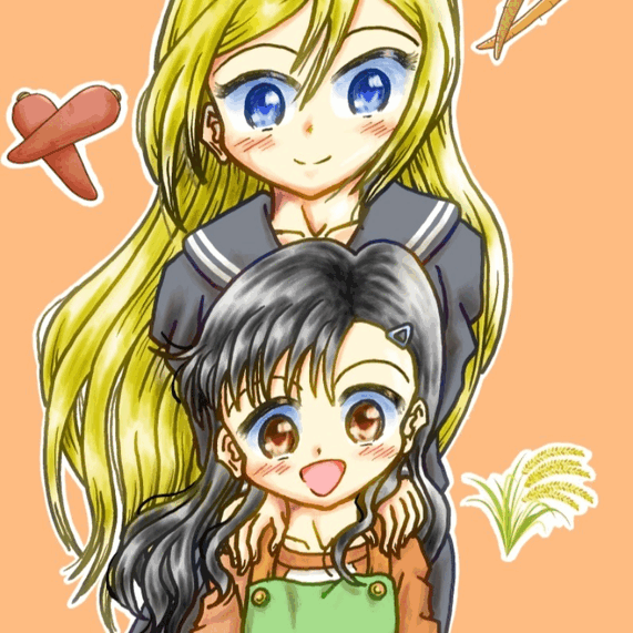 簡易背景一枚絵
