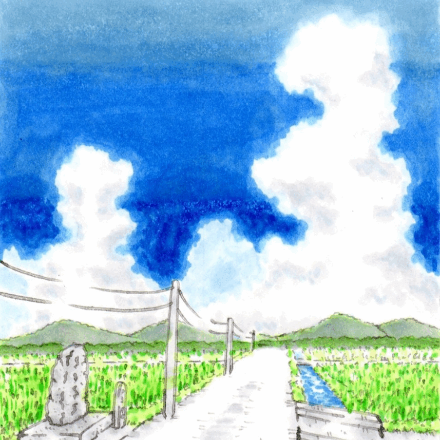 背景一枚絵