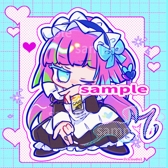 ミニキャライラストサンプル