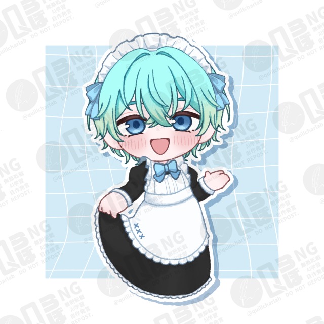 量産めいどさんイラスト納品物