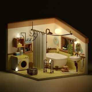 お部屋3DCG静止画