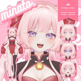 Live2Dモデル(パーツ分けイラスト～モデリング)
