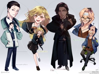 キャラクターデザイン・立ち絵サンプル