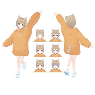 自作した3Dキャラクター