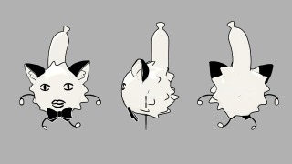 鈴子らん様 げっちょくん3Dモデル