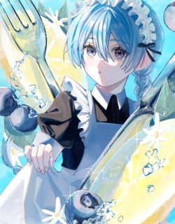 描き込みの多い女の子の作品