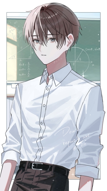 少し簡素な男の子のイラスト