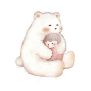 穏やかでやさしい動物や植物のイラスト、苦しみを癒すイラストを描きます