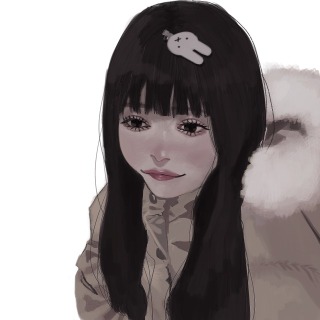 ピンクのアウター