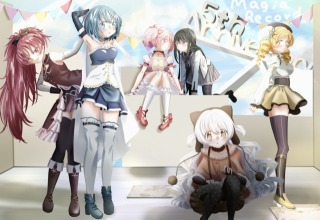 まどマギ見滝原組ファンアート
