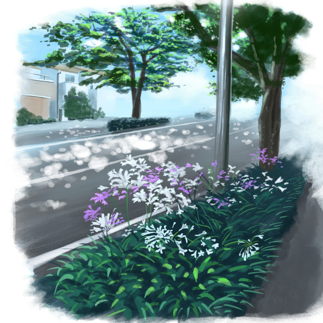 風景スケッチサンプル