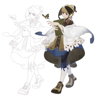 キャラクターデザイン　サンプル