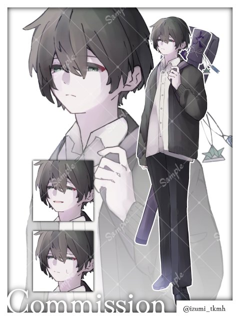 剣道部の男子学生の立ち絵